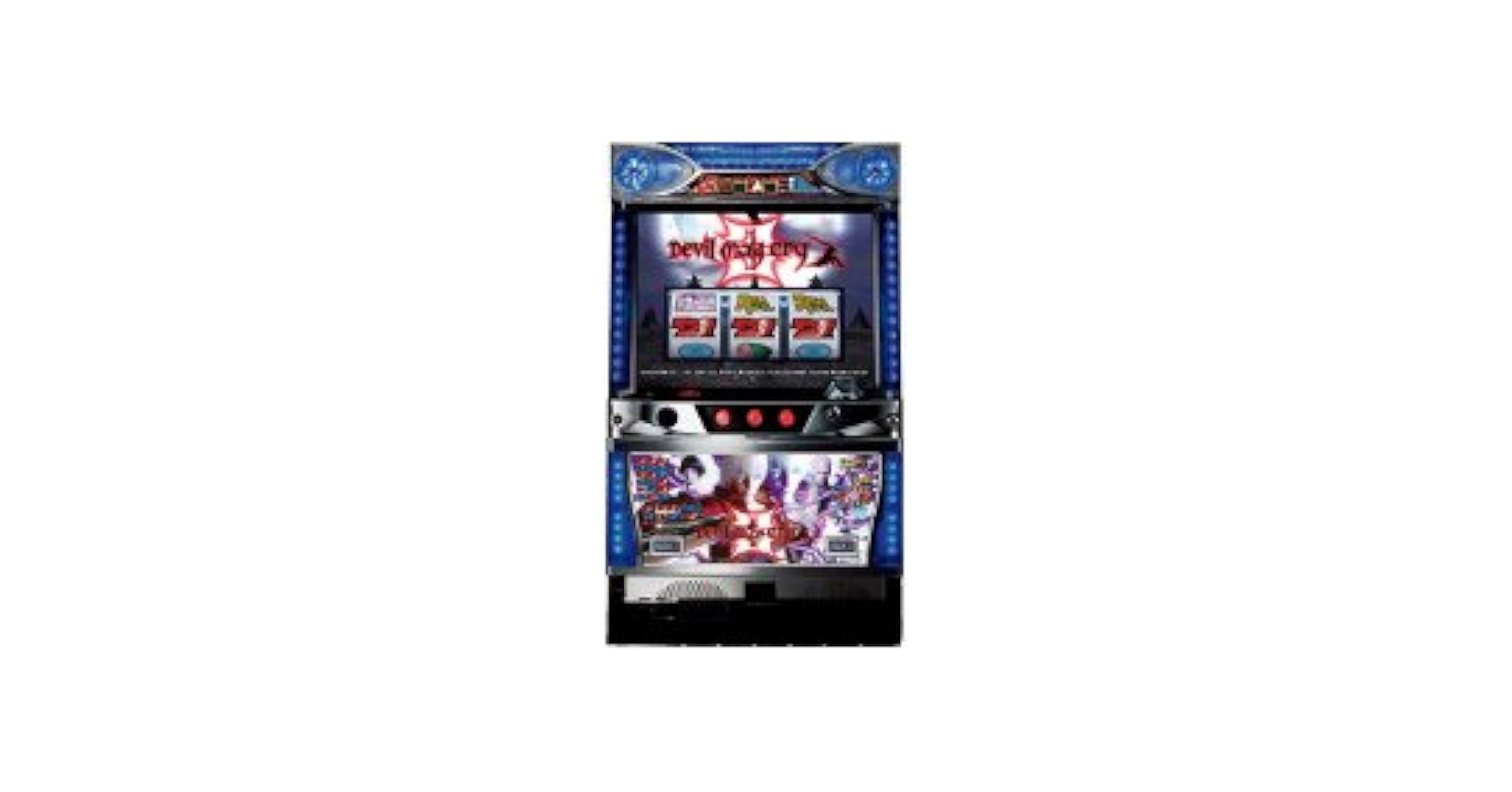 【本州送料込】パチスロ中古実機 デビルメイクライ3 メダル不要機付 本州送料込】パチスロ中古実機 デビルメイクライ3 メダル不要機